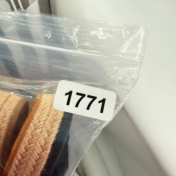 UGG Niyomee Espadrille Wedge Sandal Women's Size 10 Black Suede Leather Slide - Picture 7 of 14